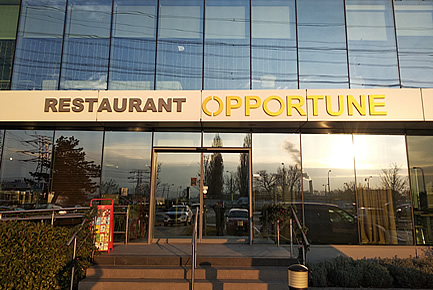 3D logo restaurace z plastu