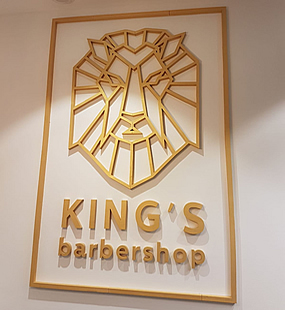 3D logo made of plastic