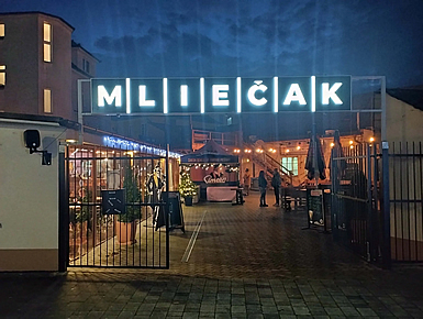 Světelné logo - box